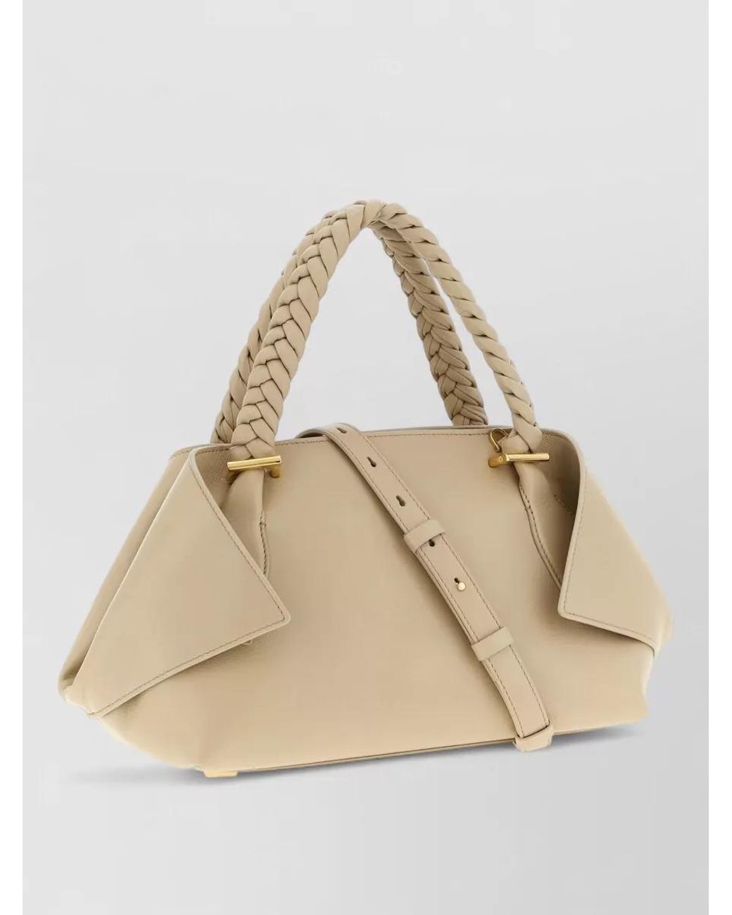 Ferragamo Natural Handbag (M) Leather Crossbody Bag