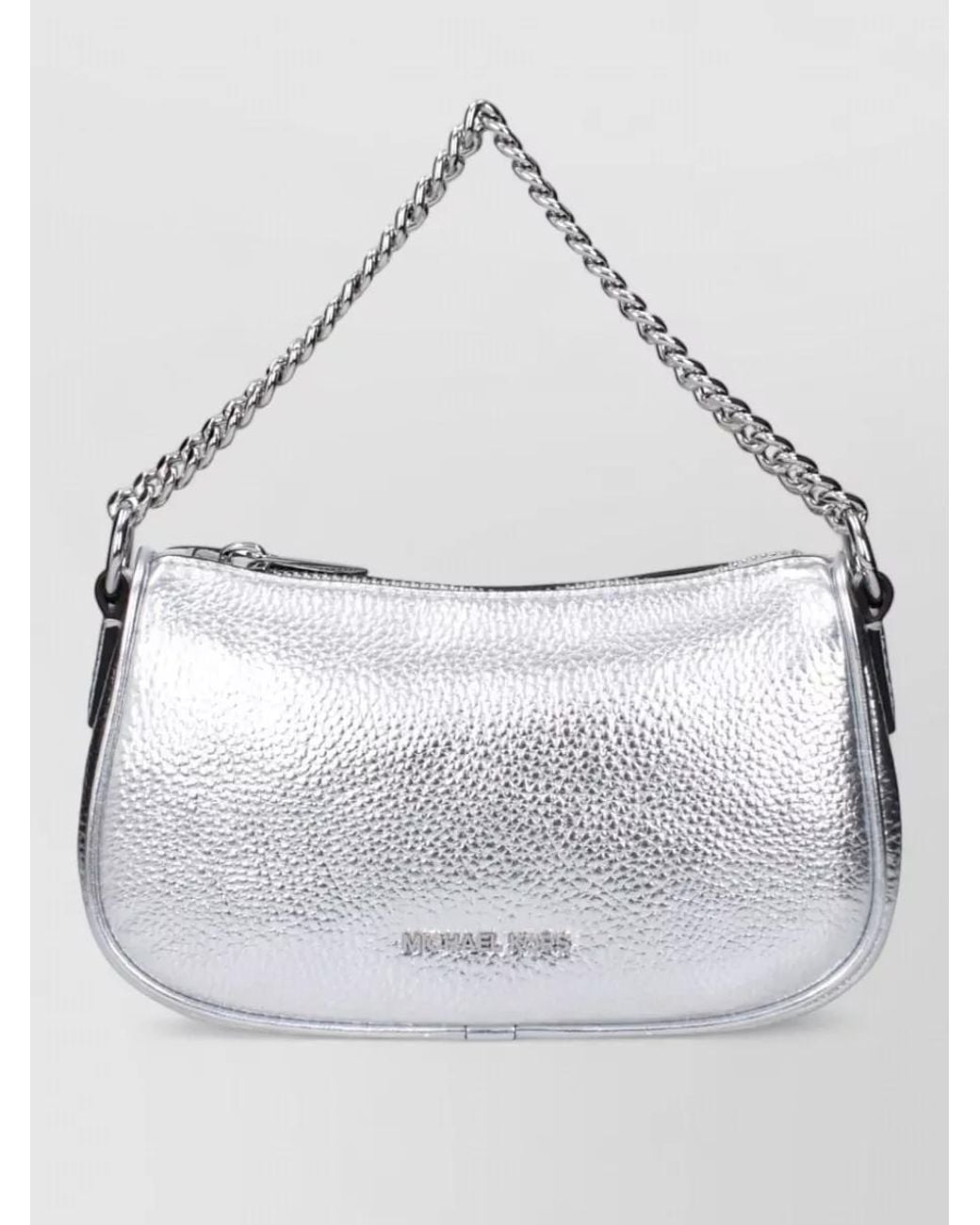 Michael Kors White Na Leather Clutch Bag