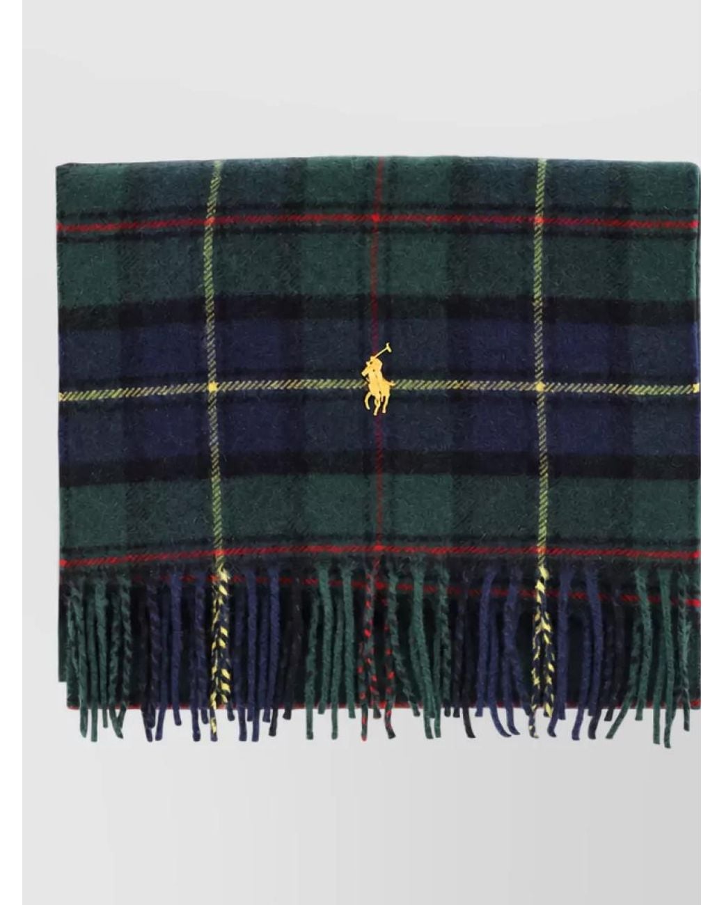 Polo Ralph Lauren Blue Cashmere Wool Scarf for men