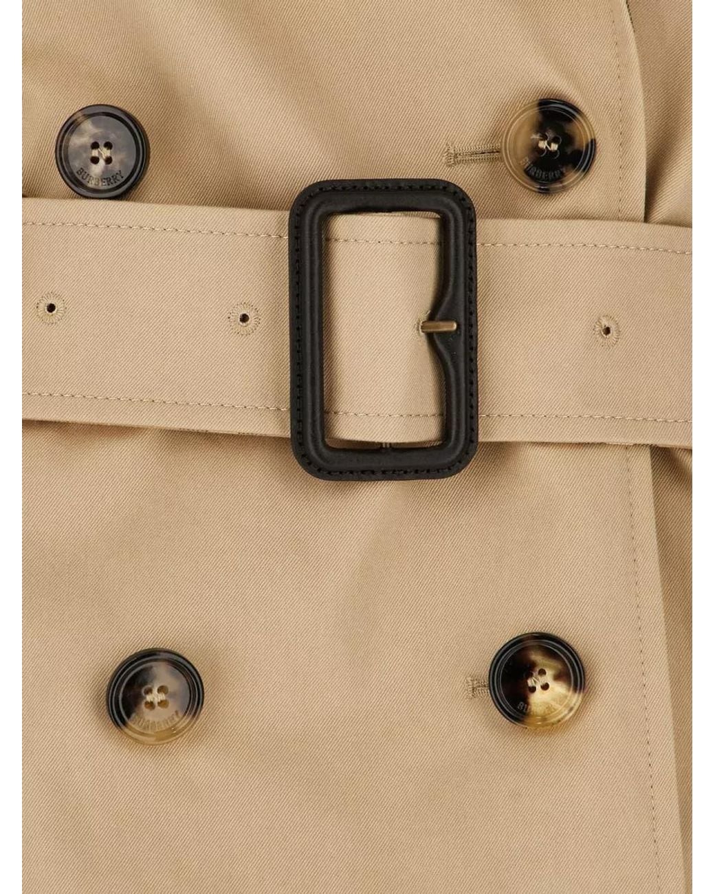 Burberry Natural Cotton Trench Jacket