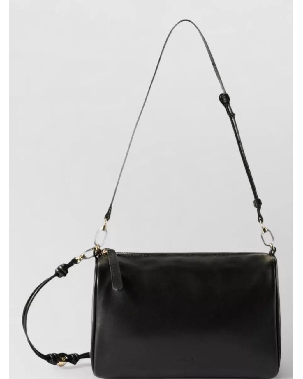 Furla Black 1927 Leather Shoulder Bag