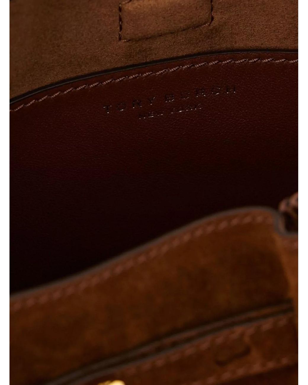 Tory Burch Brown Romy Suede Bucket Bag