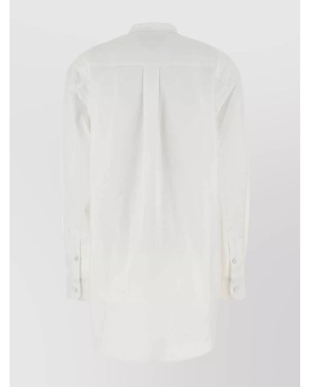 Gucci White Cotton Poplin Shirt for men
