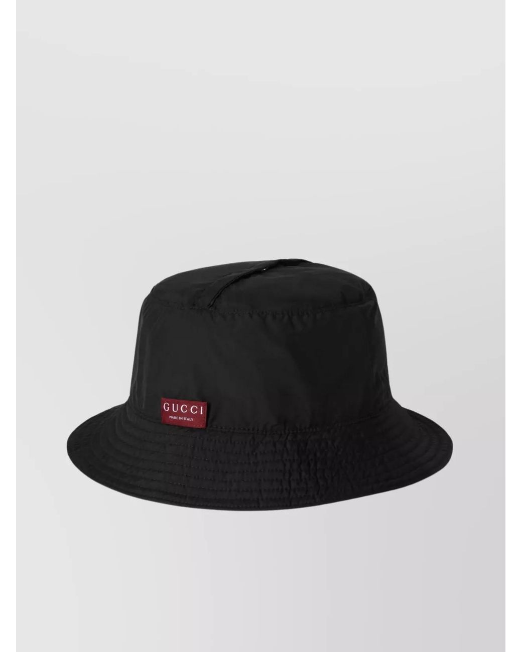 Gucci Black Nylon Reversible Bucket Hat