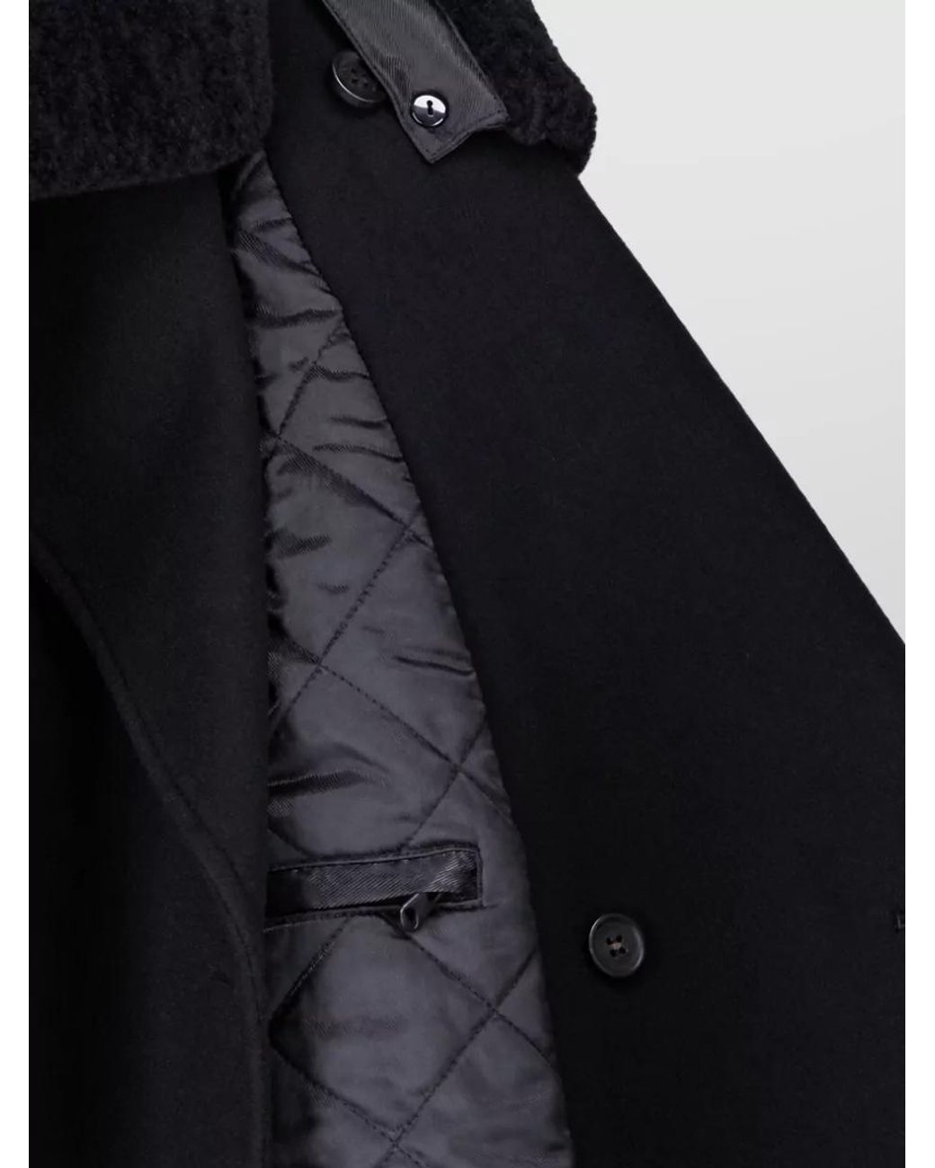 Mackage Blue Wool Peacoat for men