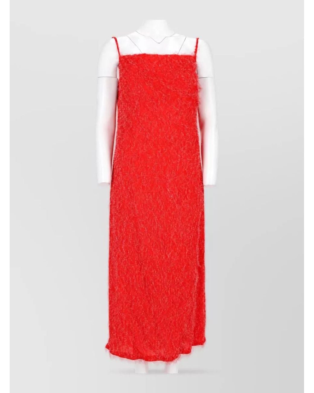 Bottega Veneta Red Maxi Dress