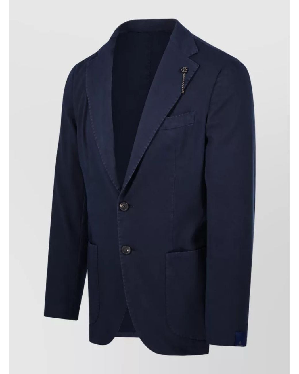 Santaniello Blue Suit Jacket for men