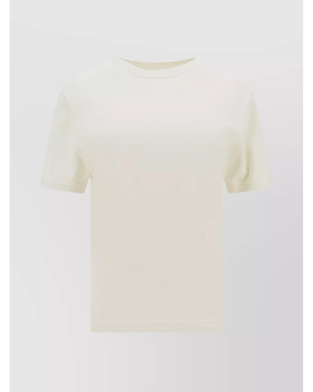Extreme Cashmere White Ribbed Cotton T-Shirt