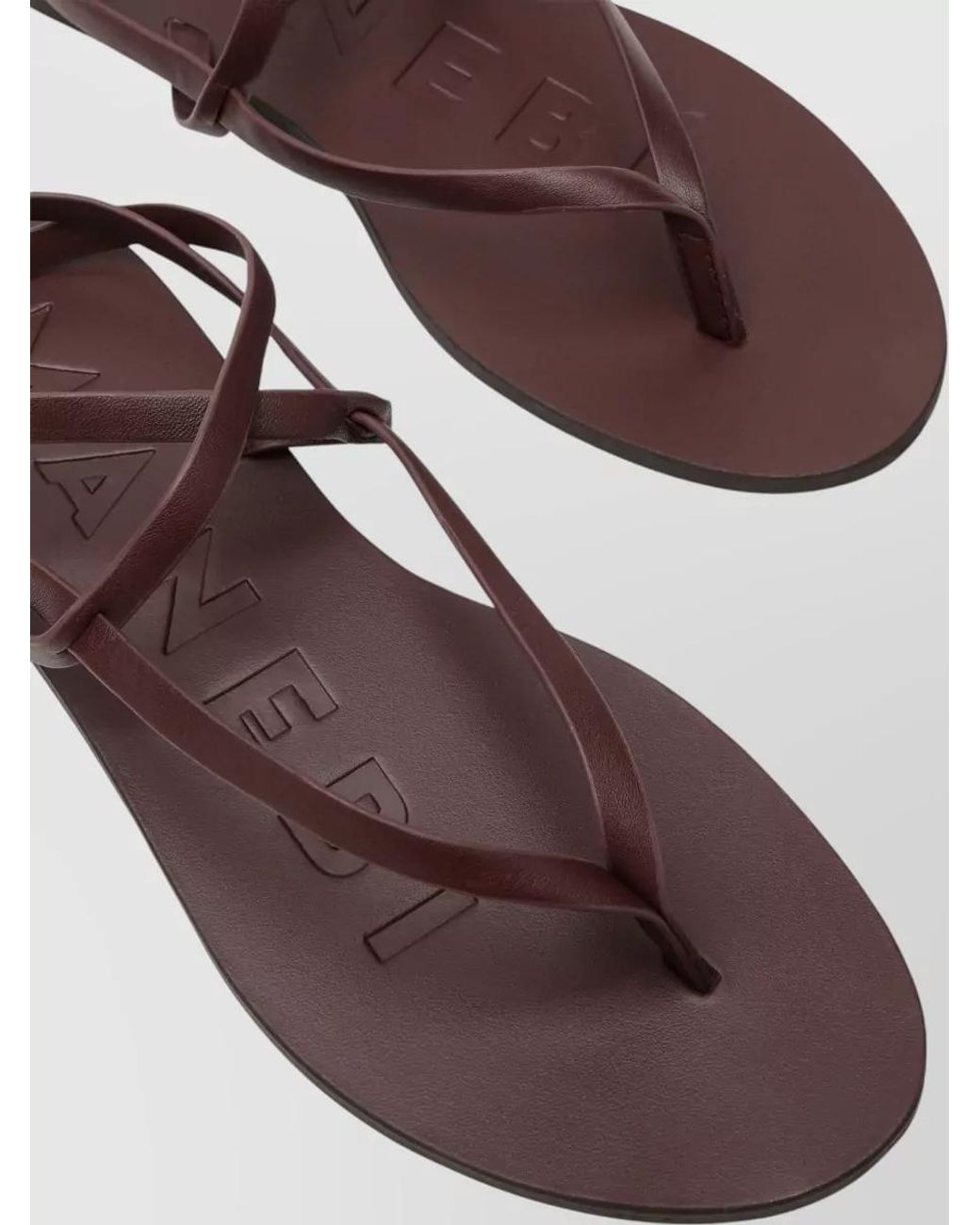 Manebí Multicolor Leather Thong Sandals