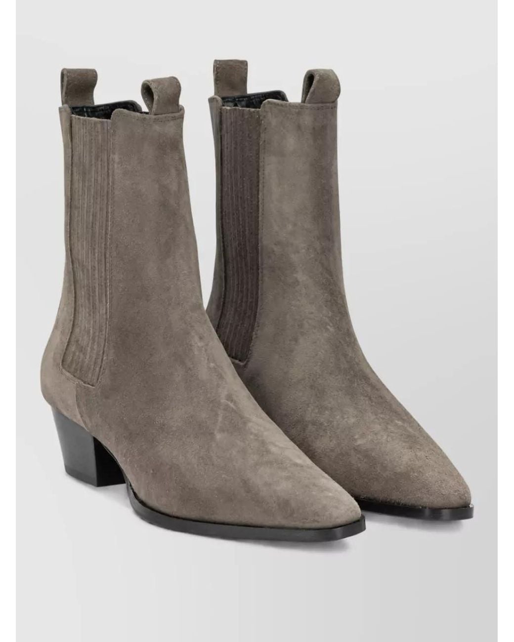 Aeyde Multicolor Suede Leather Ankle Boots