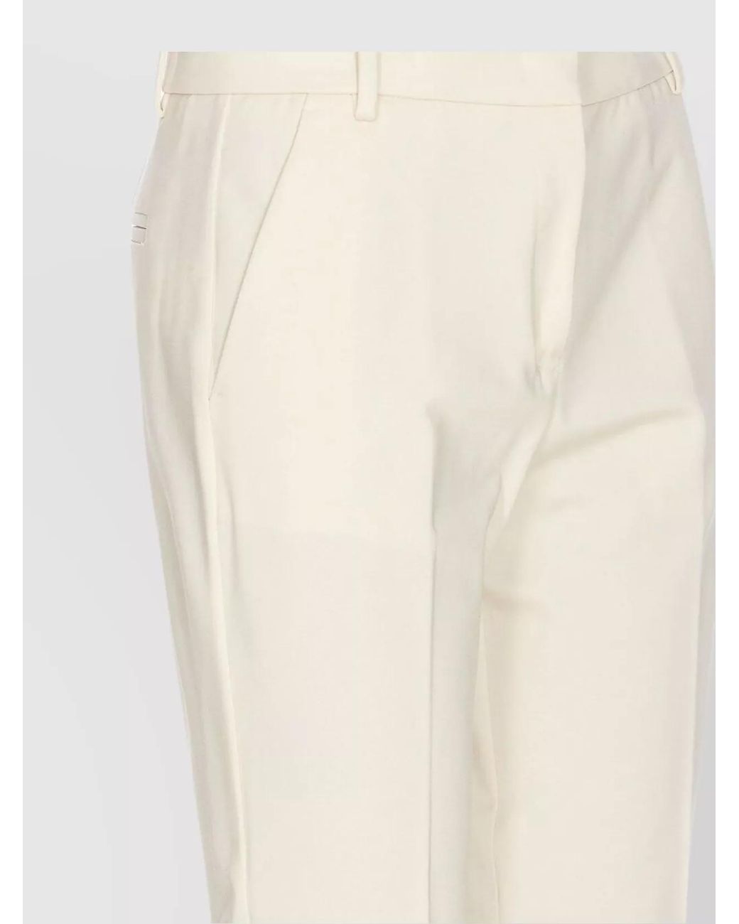 Pinko White Tailored Trousers