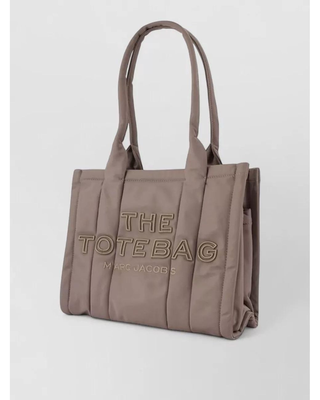 Marc Jacobs Brown The Tote Bag Medium Nylon Tote Bag