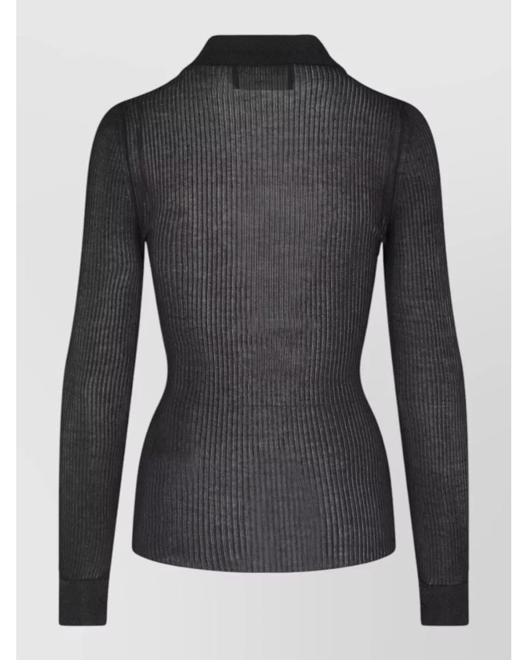 Dondup Black Sleeveless Knitted Top