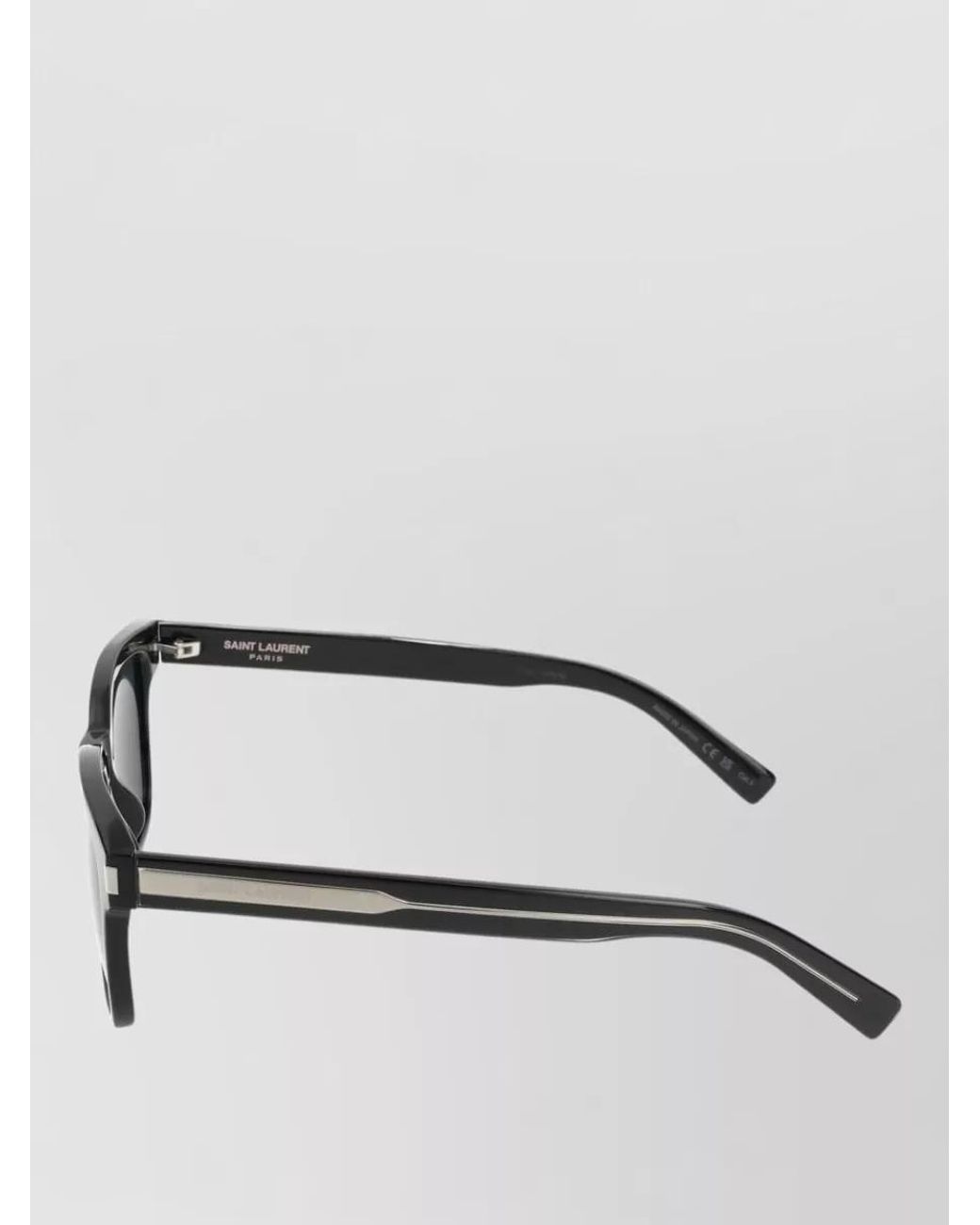 Saint Laurent Gray Acetate Sunglasses for men