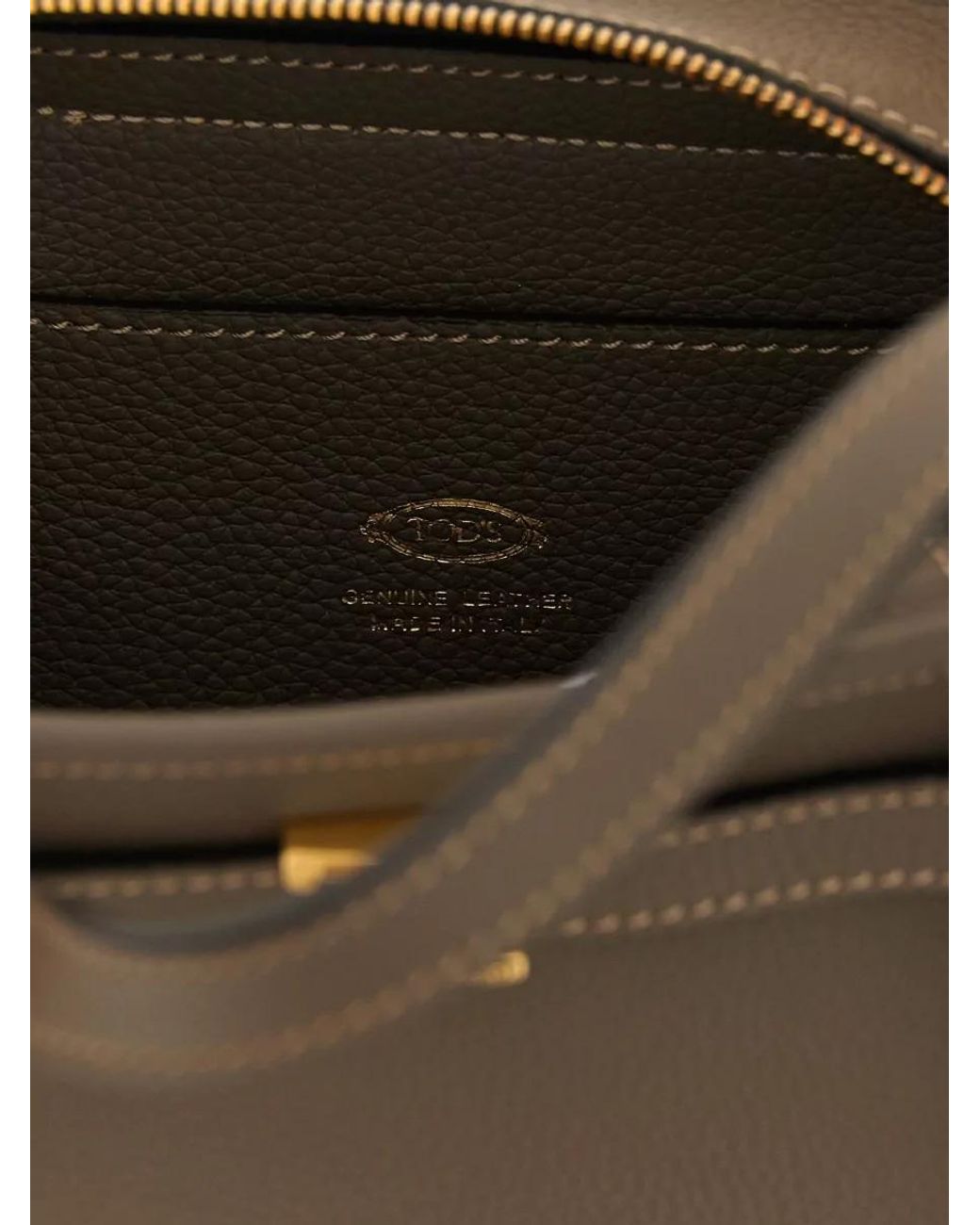 Tod's Metallic T Timeless Mini Leather Shoulder Bag