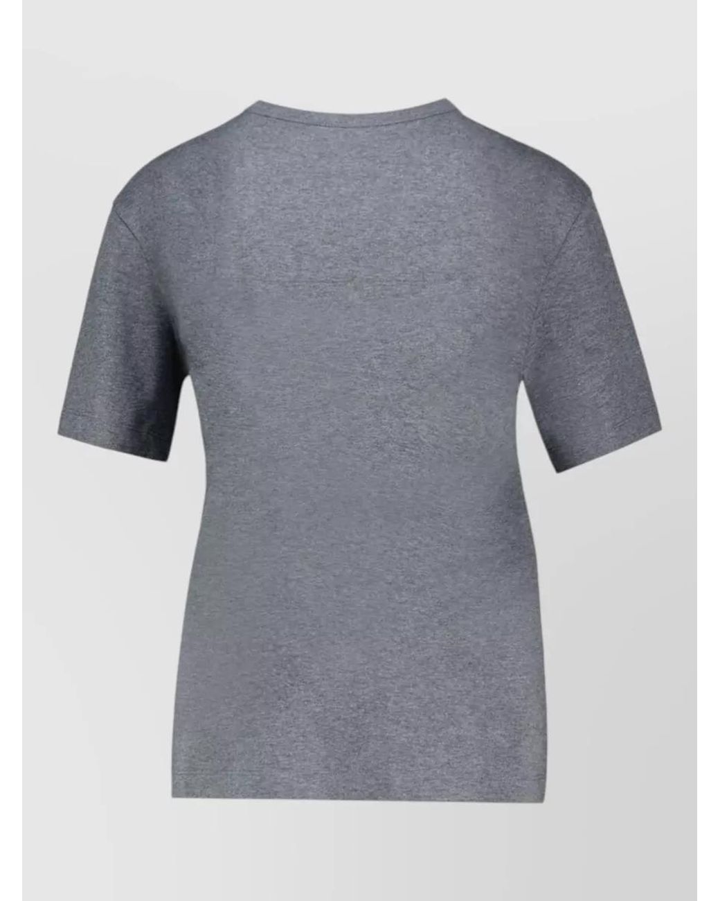 Lanvin Gray Cotton Short-Sleeve T-Shirt for men