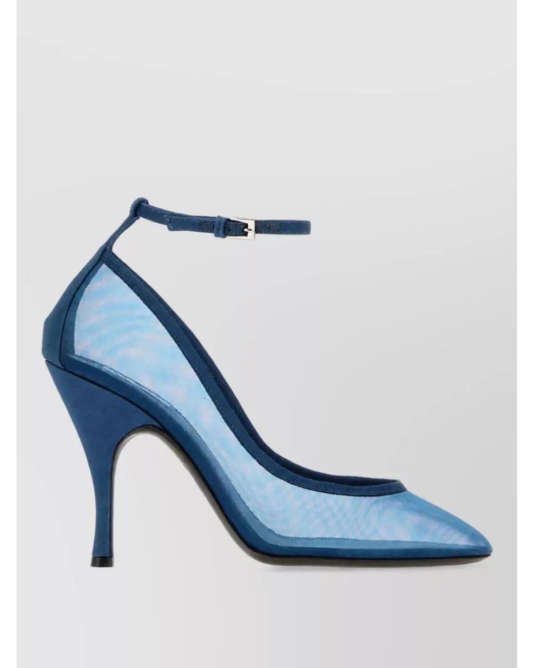 Alaïa Blue Mesh Pumps
