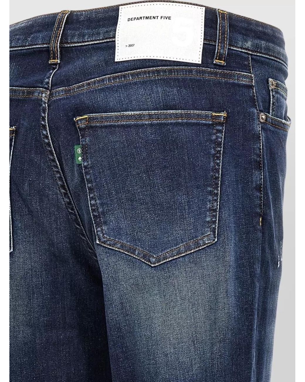 Department 5 Blue Denim Straight-Leg Jeans for men