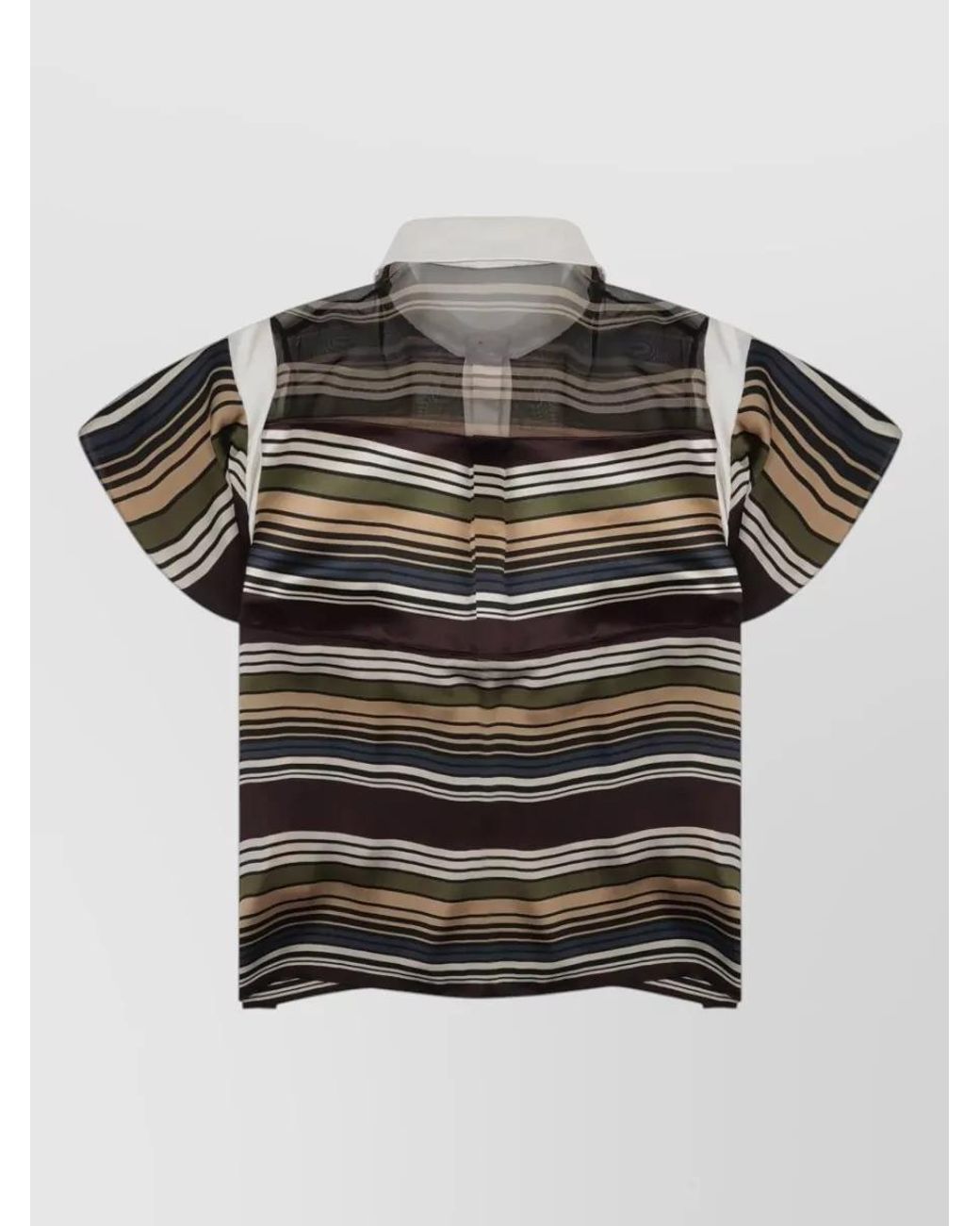 Sacai Black Striped Shirt