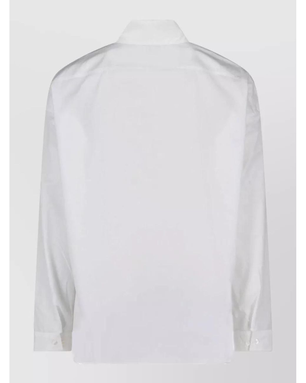 Marni White Cotton Poplin Shirt for men