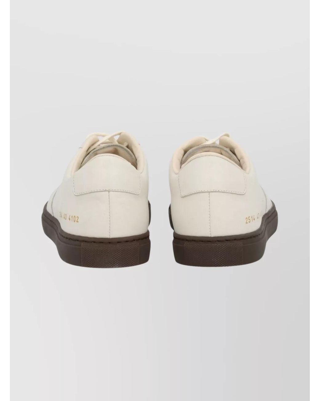 Common Projects White Leather Low-Top Sneakers for men
