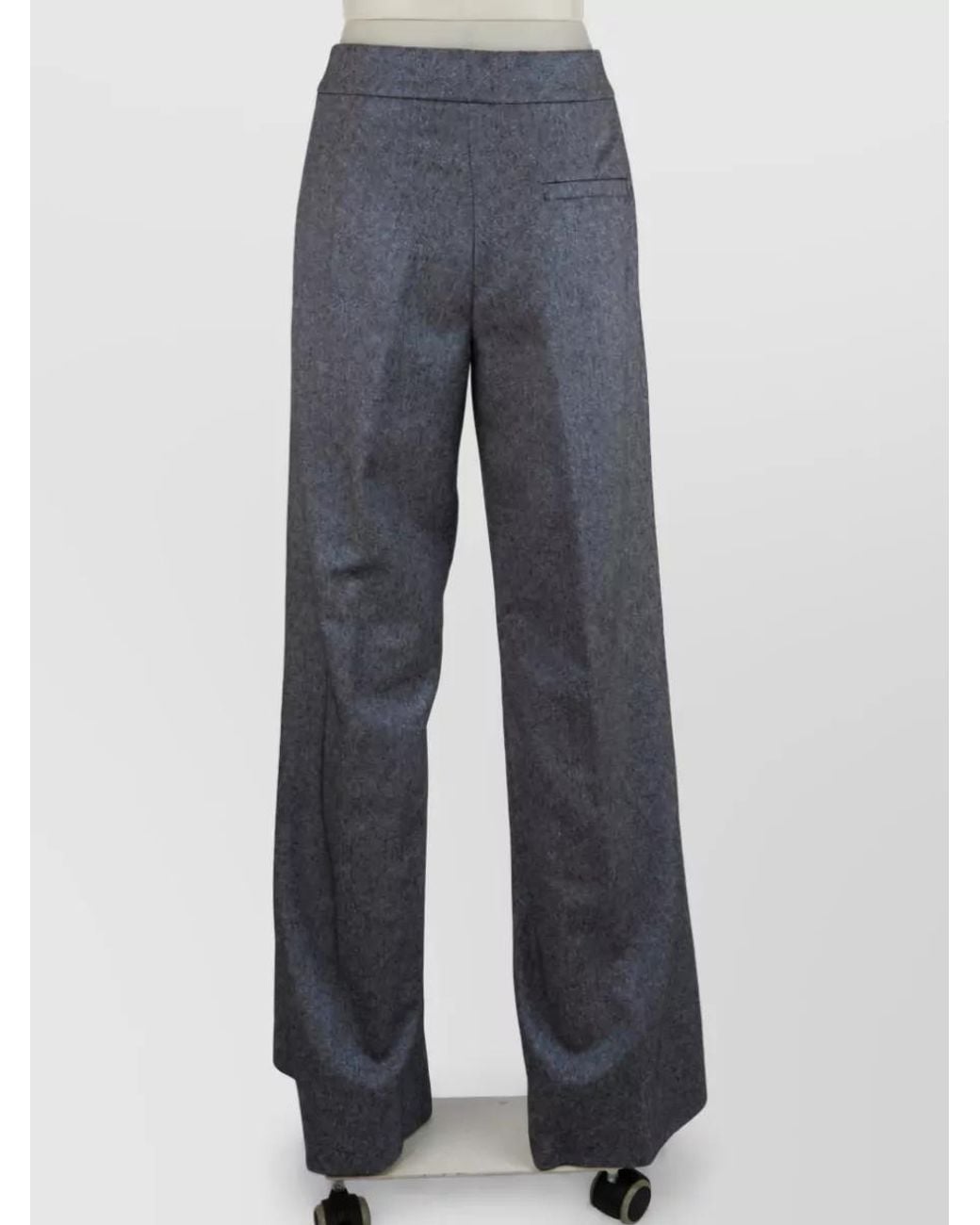 Genny Blue Tailored Suit Trousers