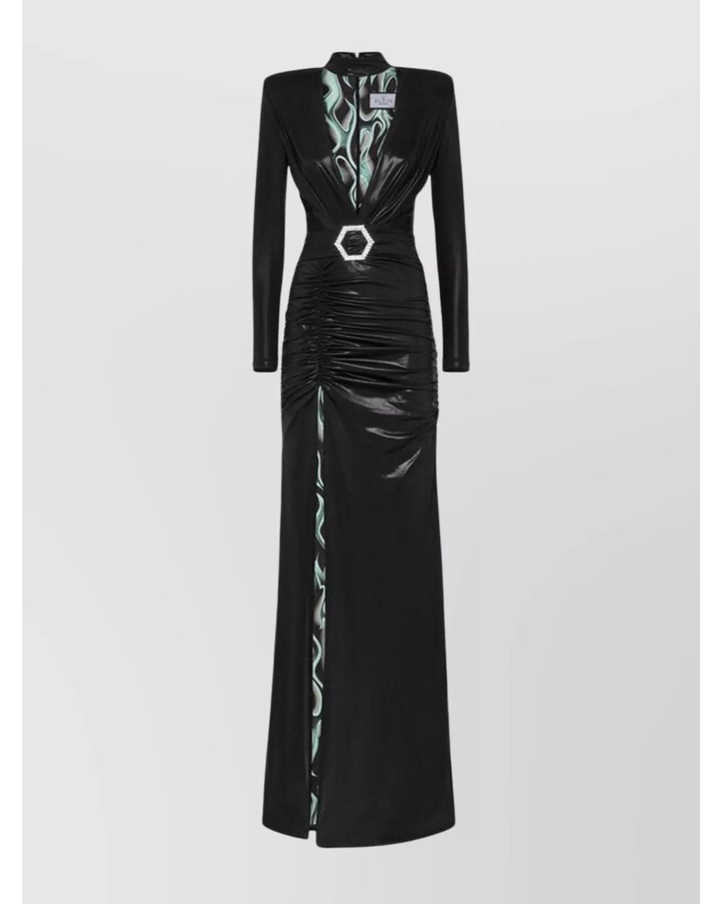 Philipp Plein Black Maxi Dress