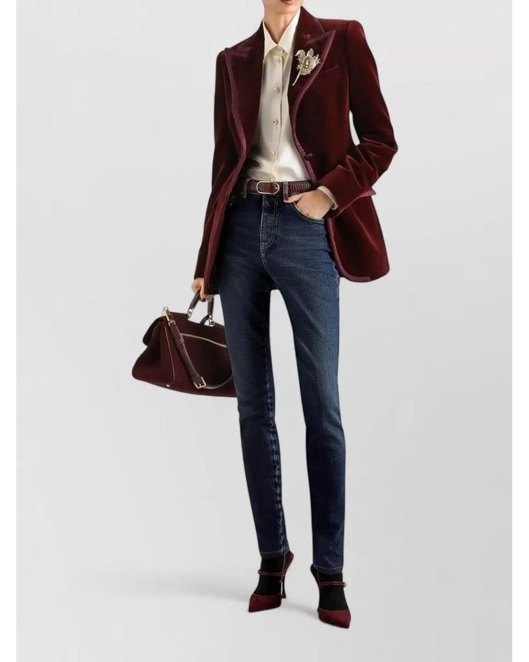 Dolce & Gabbana Multicolor Denim Straight-Leg Jeans