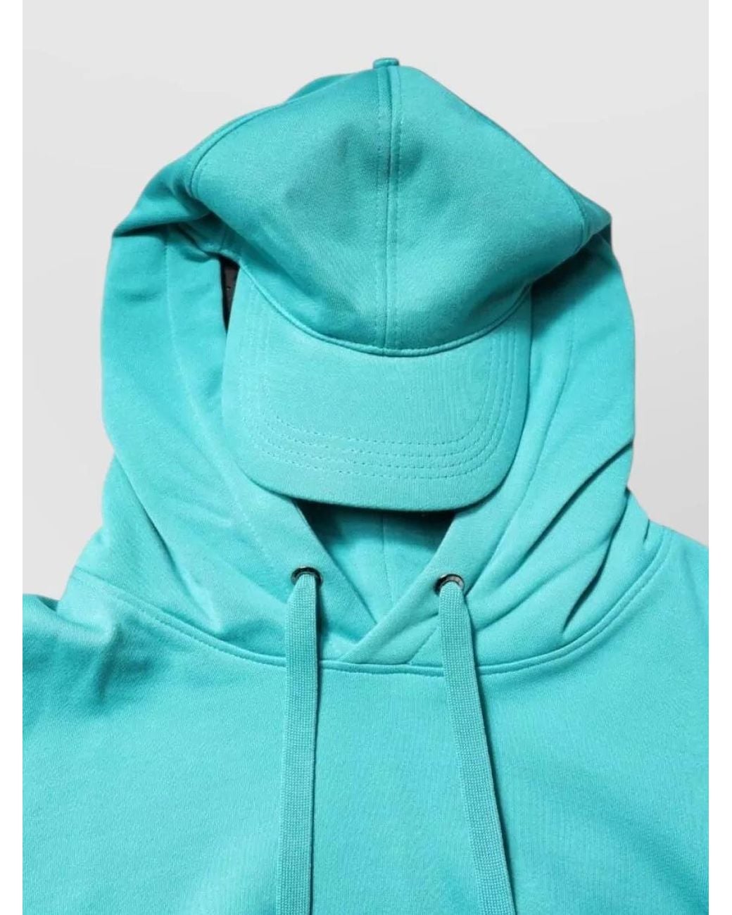Dolce & Gabbana Blue Cotton Short-Sleeve Hooded Jacket for men