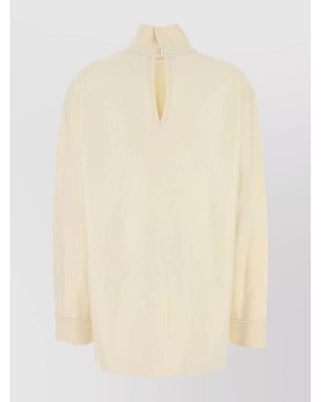 Jil Sander Natural Wool Blend Blouse