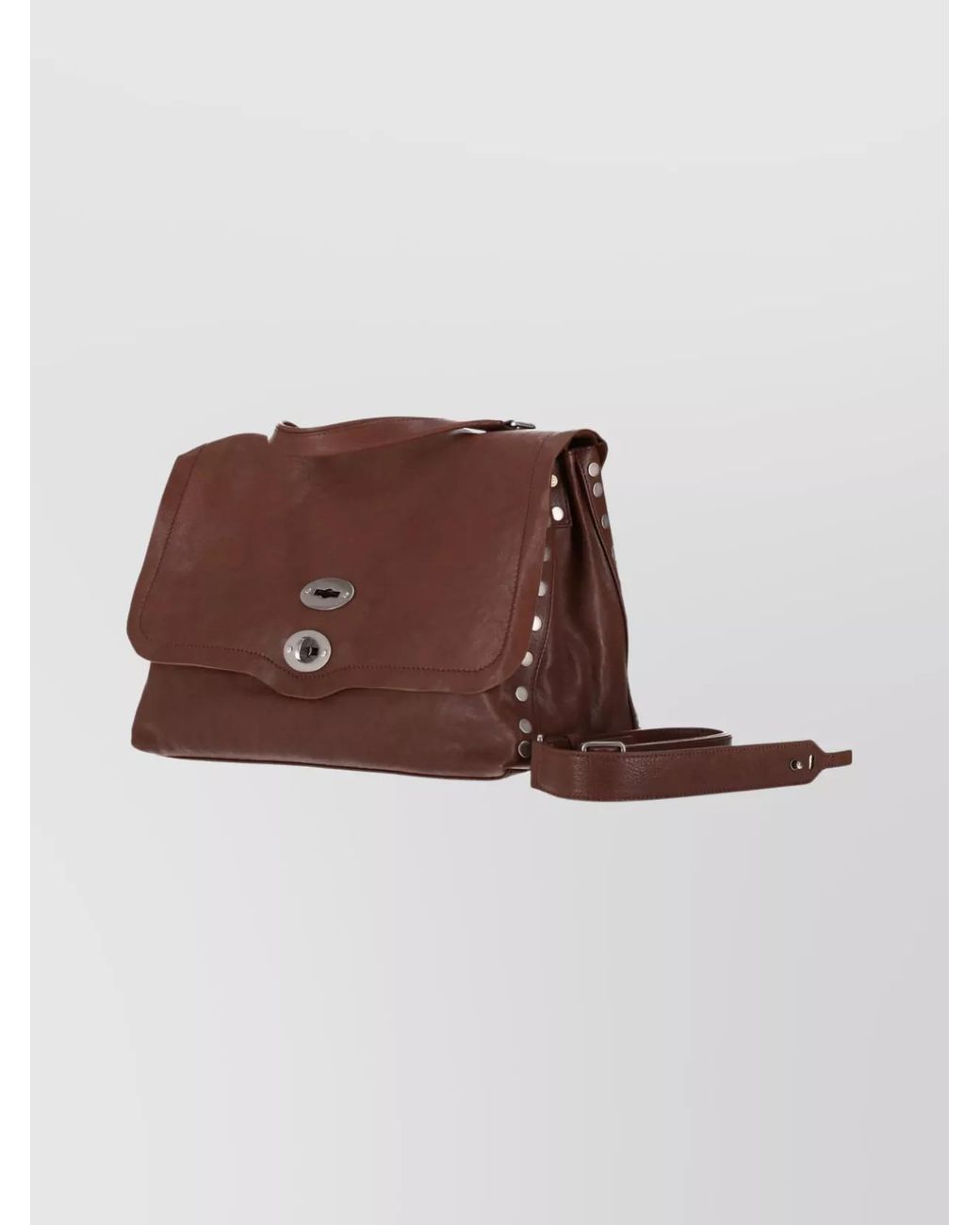 Zanellato Brown Calf Leather Shoulder Bag