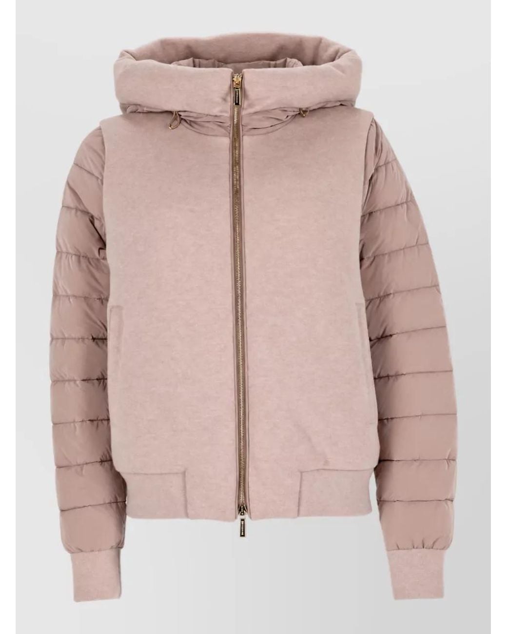 Moorer Pink Cashmere Bomber Jacket