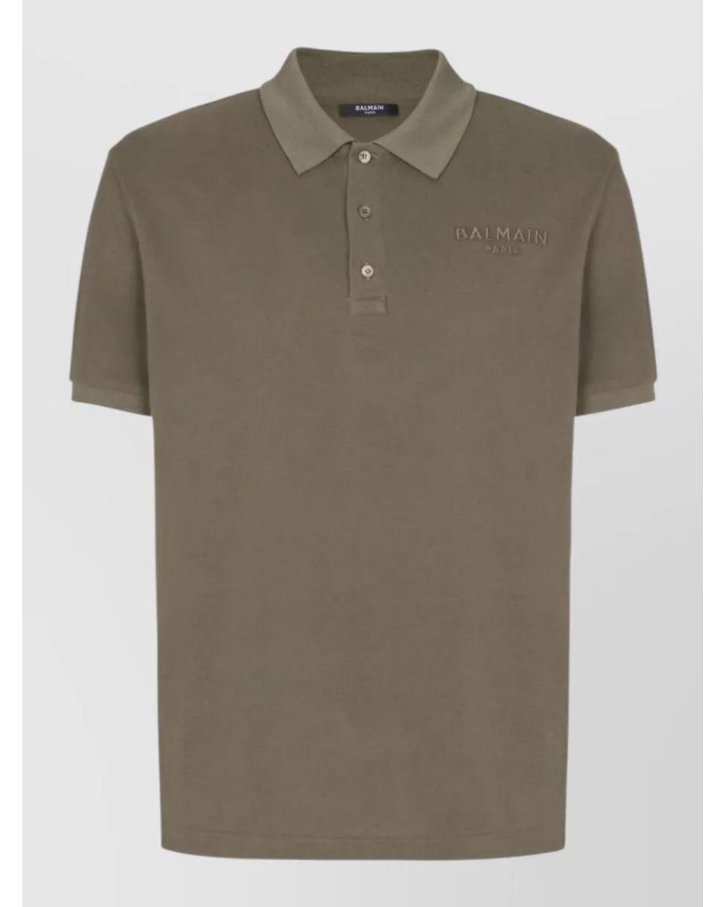 Balmain Green Polo Shirt for men