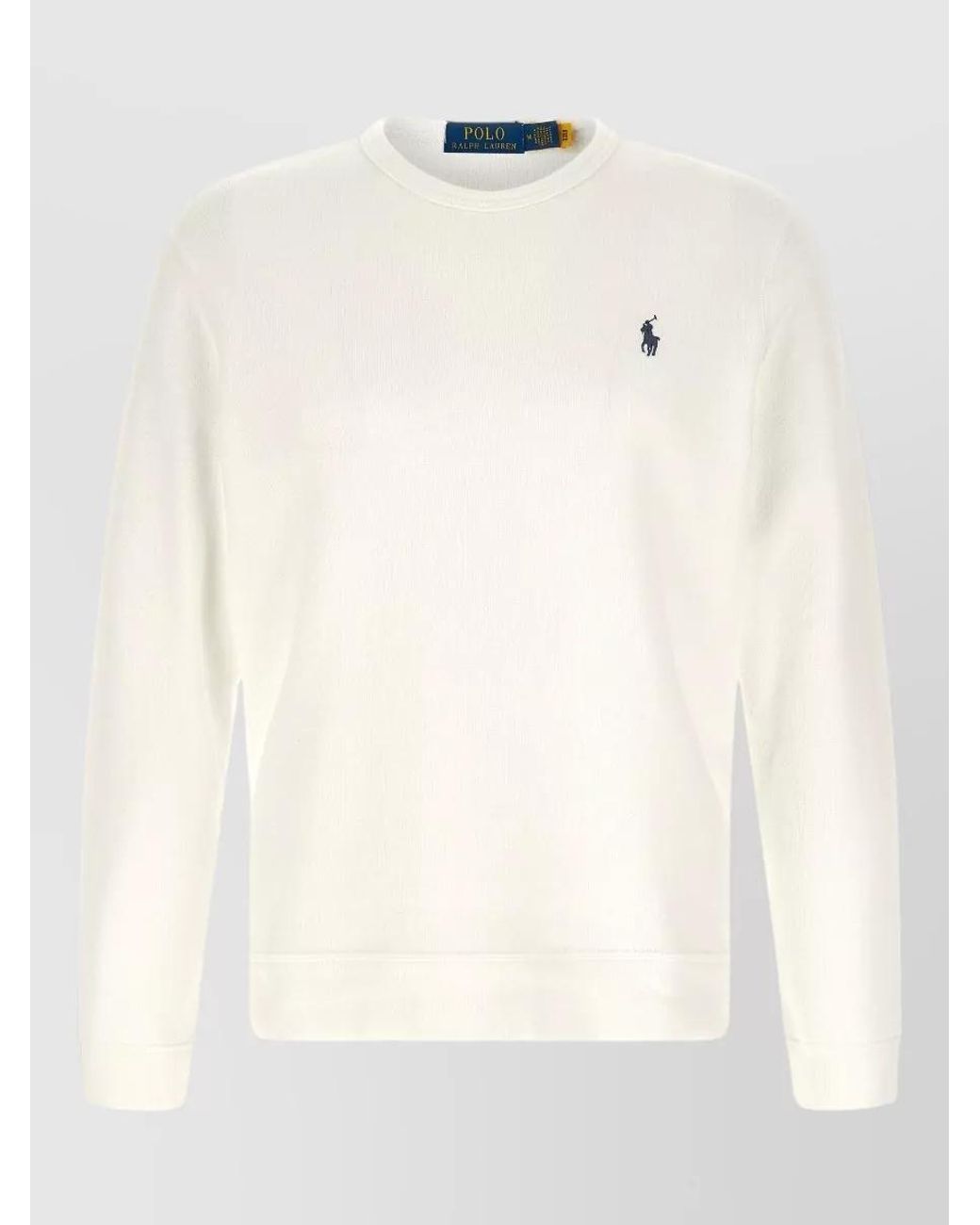 Polo Ralph Lauren Natural Cotton Crew-Neck Long-Sleeve Sweatshirt for men