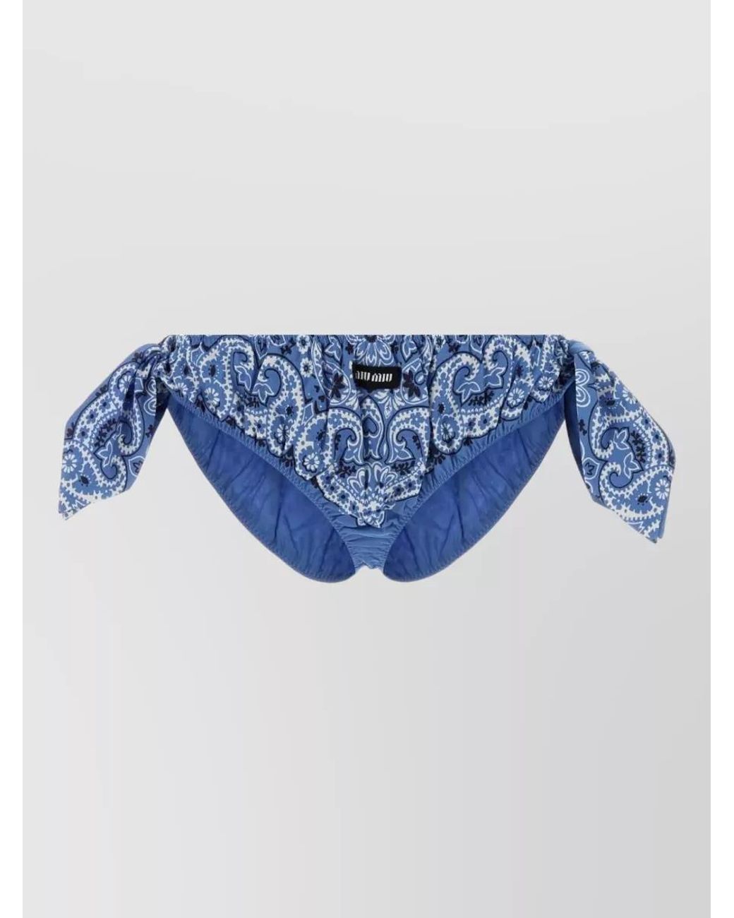 Miu Miu Blue Printed Brief