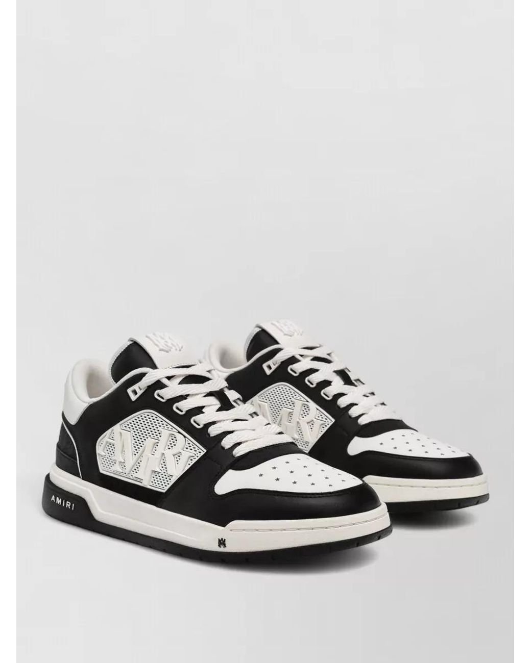 Amiri Metallic Calfskin Leather Low-Top Sneakers for men