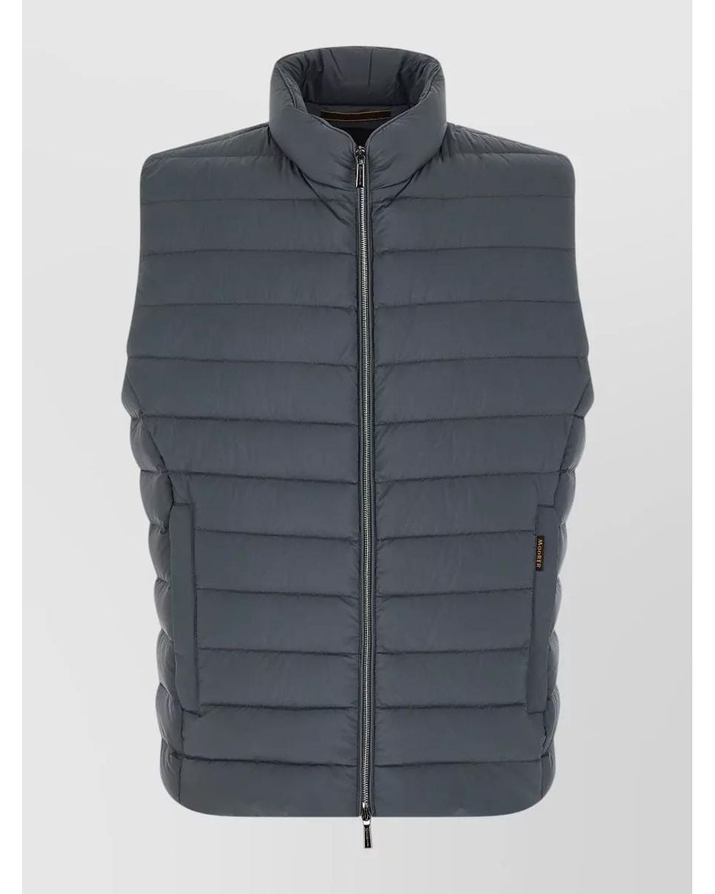 Moorer Blue Quilted Down Gilet for men
