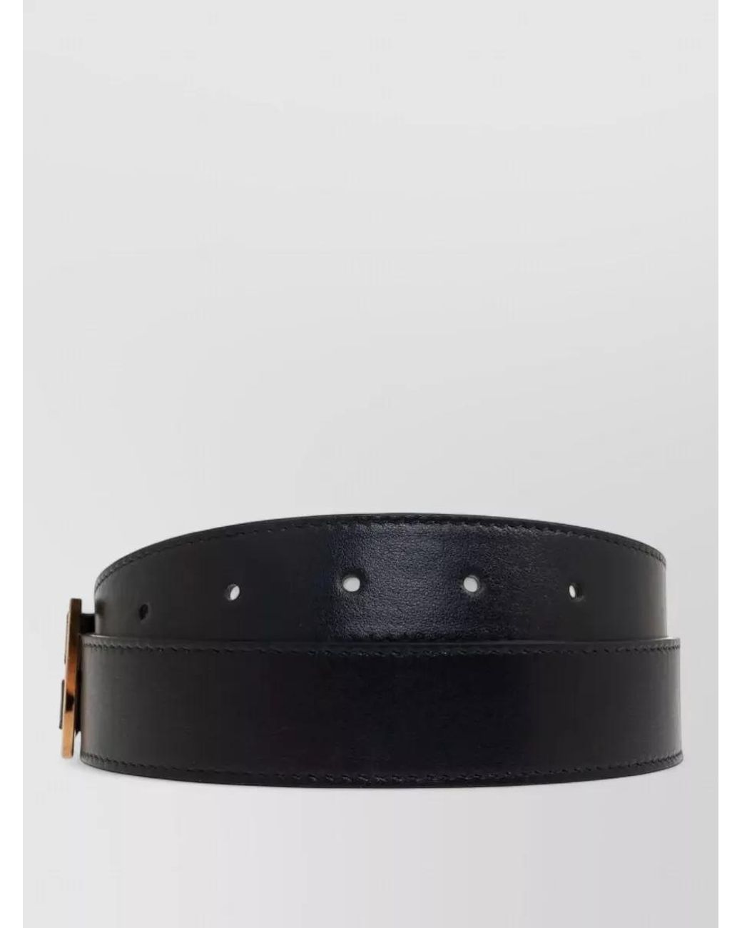 Versace White Calf Leather Belt