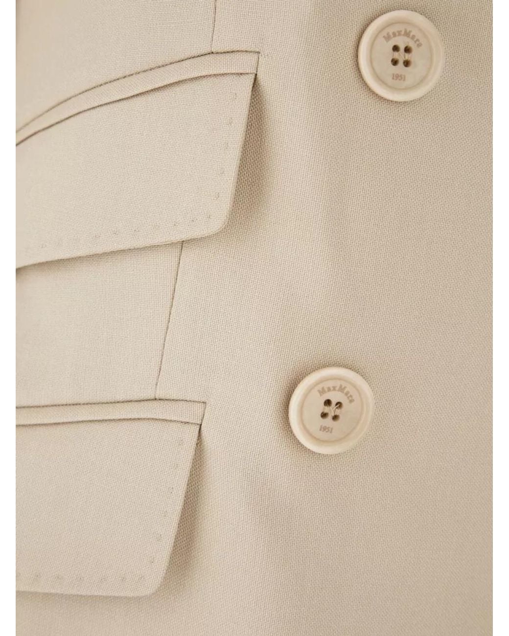 Max Mara Natural Wool-Blend Blazer