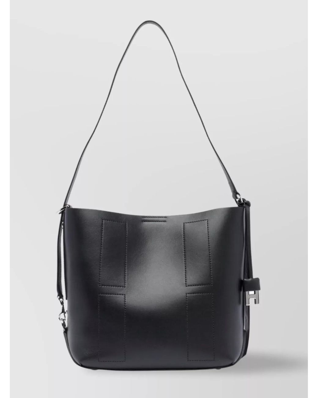 Hogan Black Small Leather Shoulder Bag
