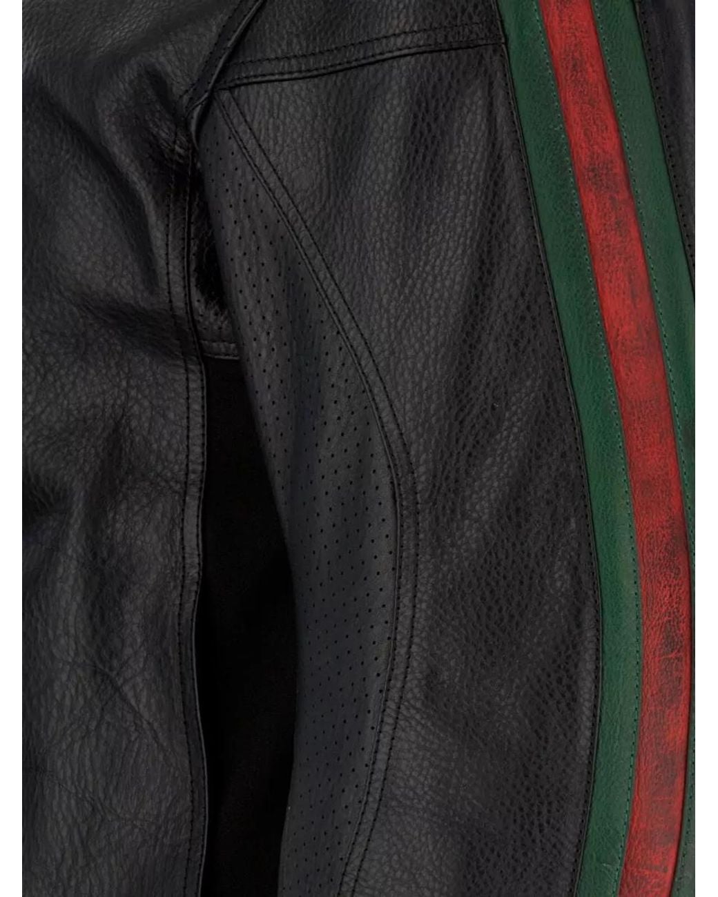 Gucci Black Leather Jacket for men