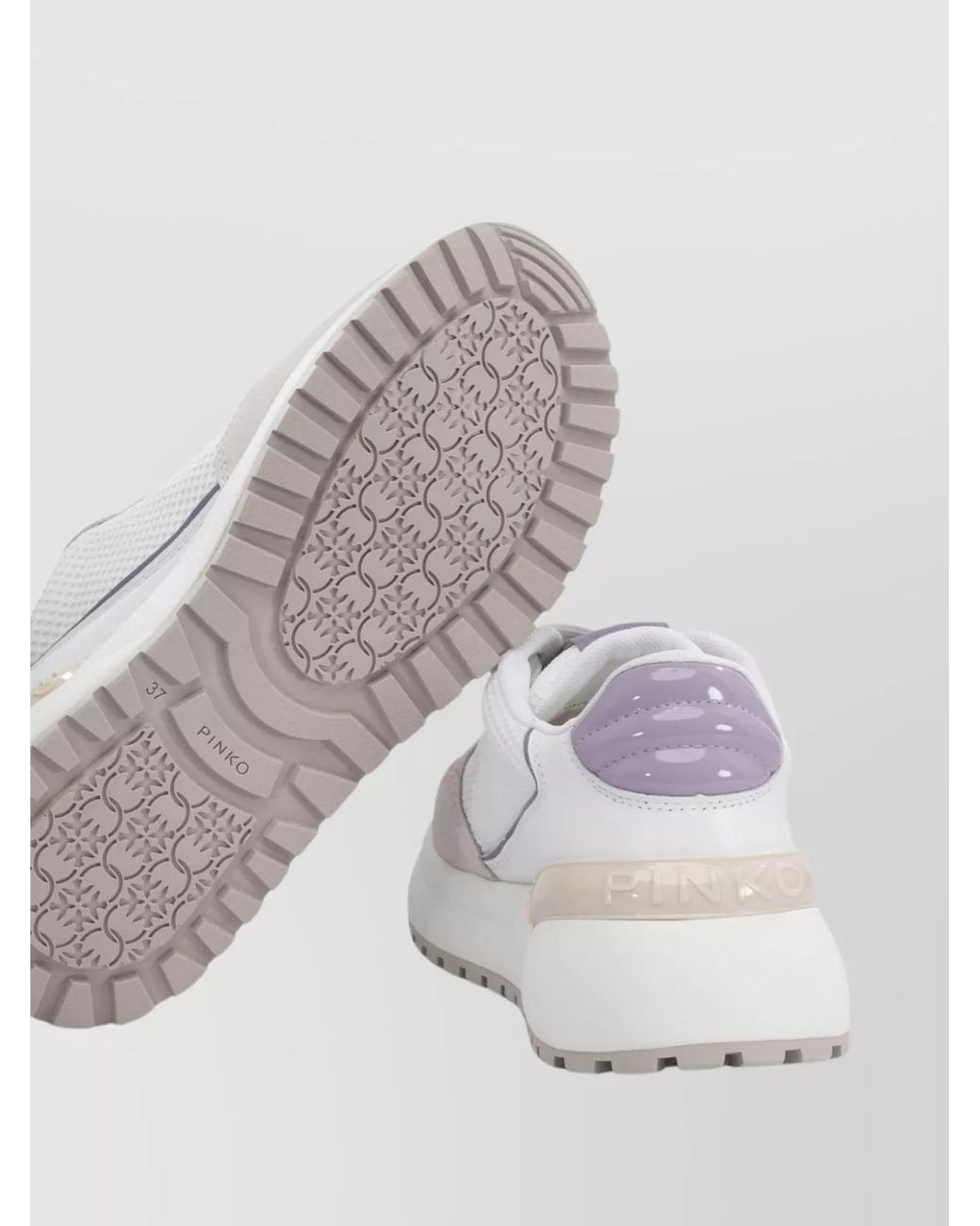 Pinko Multicolor Leather Low-Top Sneakers