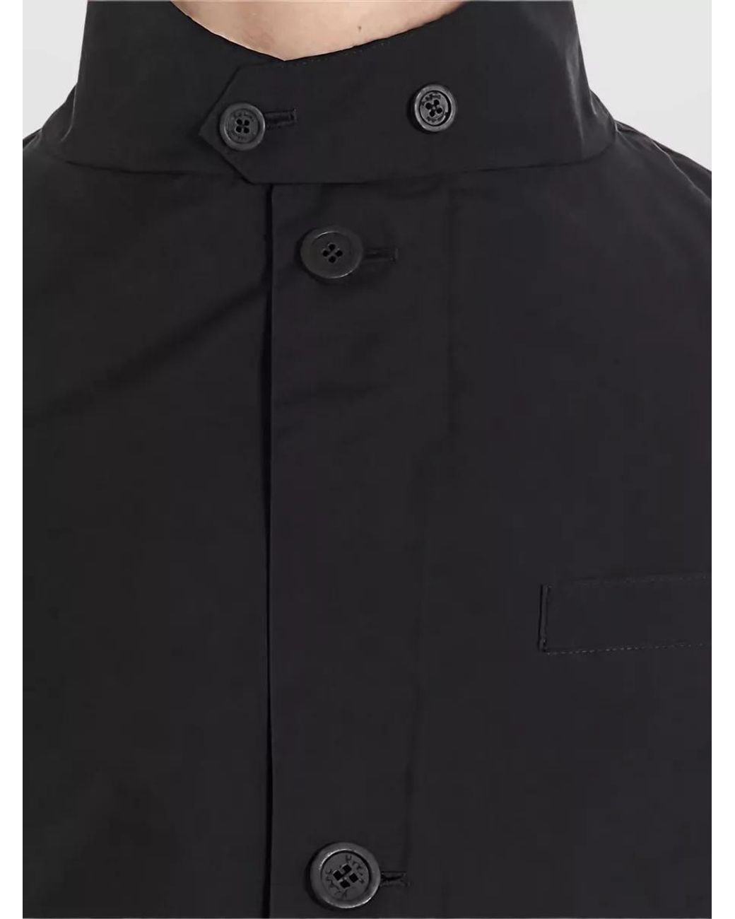 Herno Blue Polyester Single-Breasted Coat for men