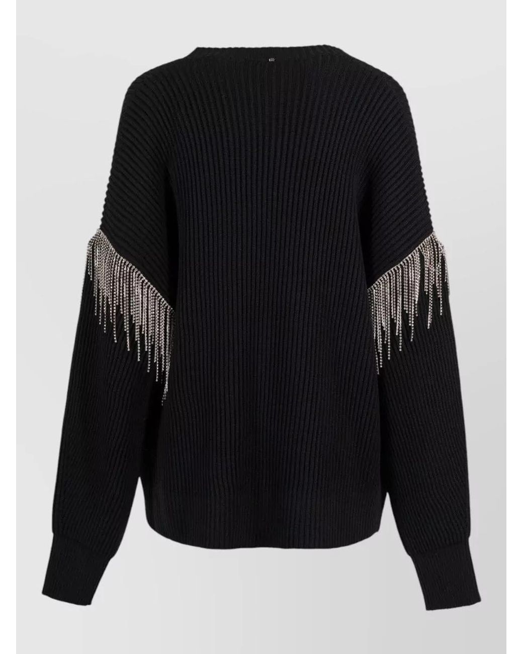 Sportmax Black Wool Jacket With Removable Sleeves