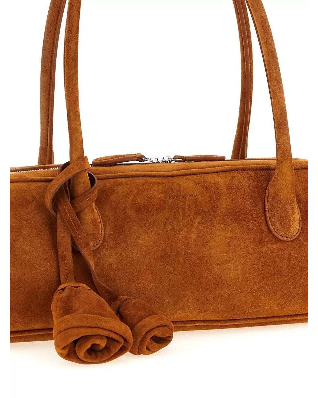 Magda Butrym Brown Na Suede Shoulder Bag