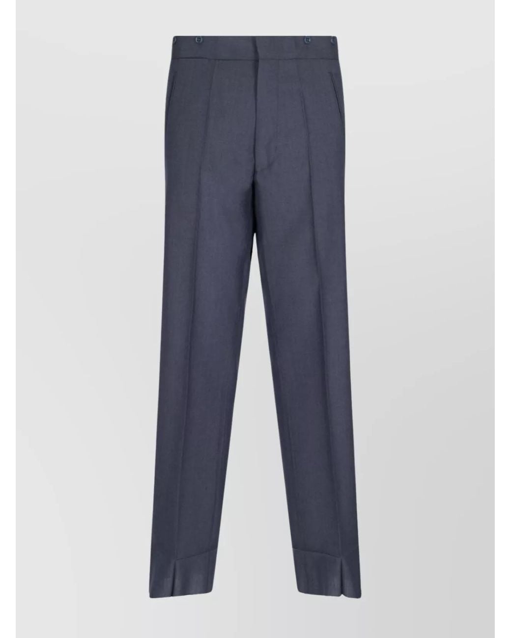 Prada Blue Tailored Straight-Leg Trousers for men