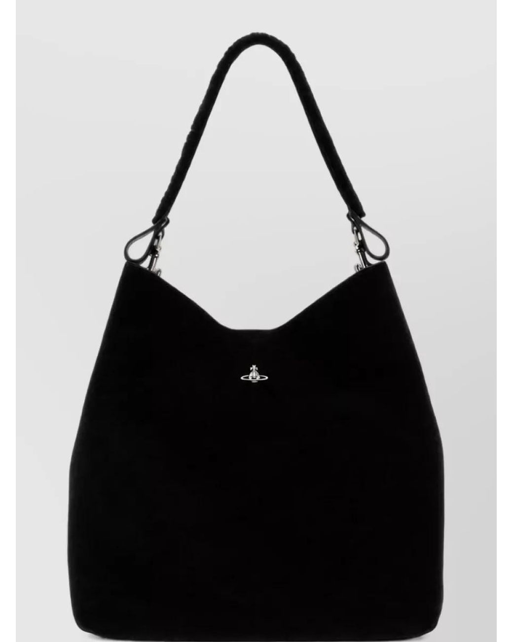 Vivienne Westwood Black Na Calf Leather Tote Bag