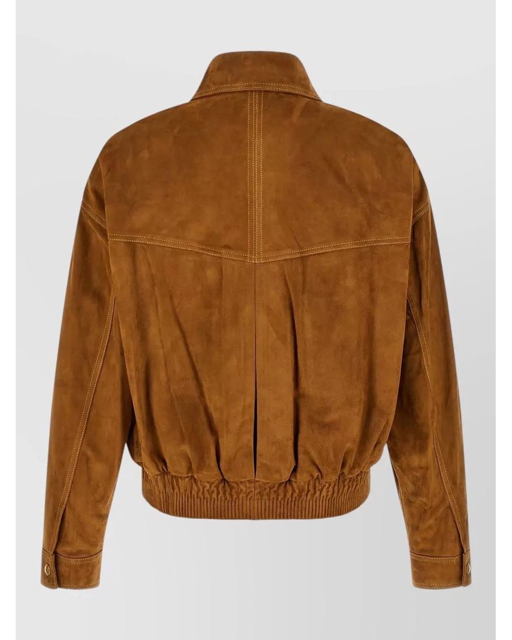 Versace Brown Suede Blouson for men