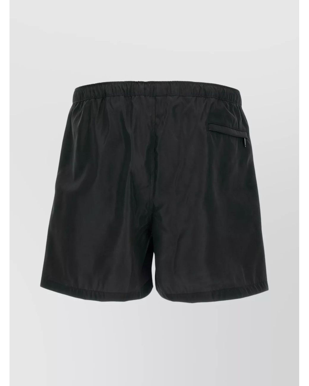 Valentino Garavani Black Printed Swim Shorts for men