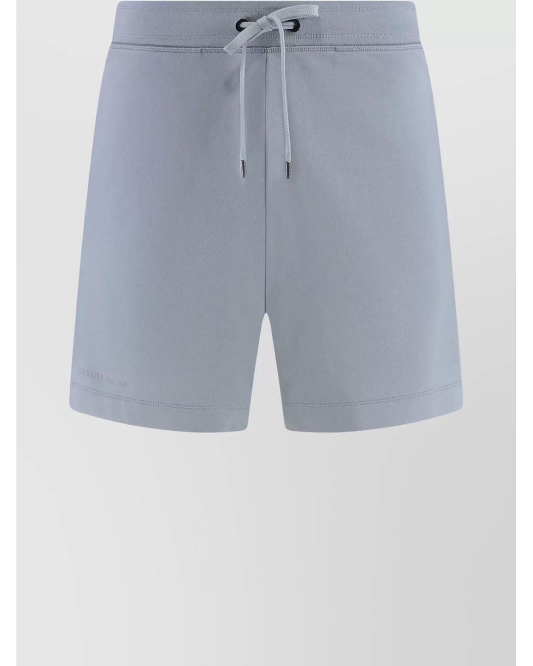 Canada Goose Blue Cotton Bermuda Shorts for men